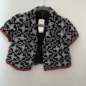 red by Marc ecko Short sleeve blazer NWT